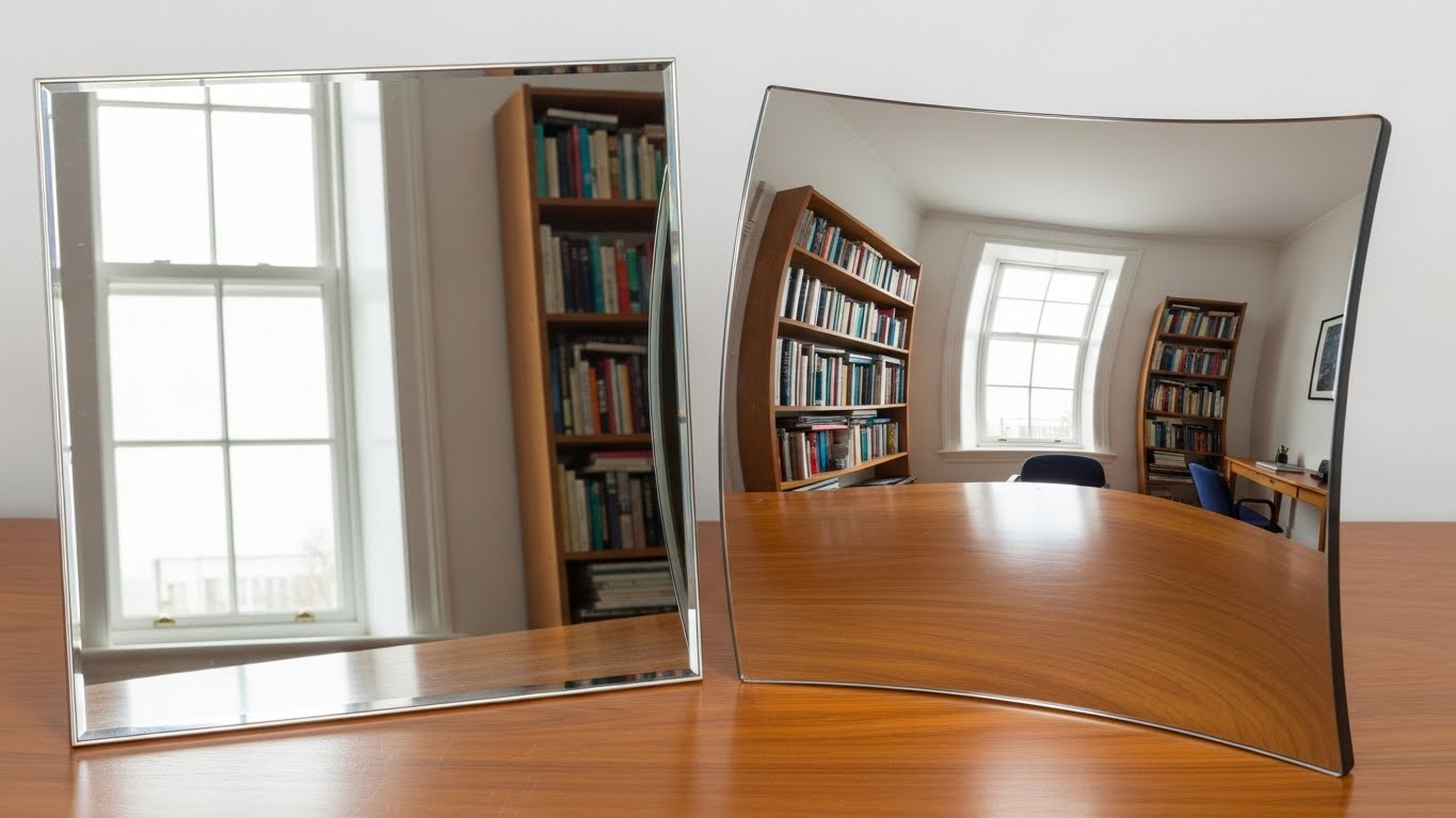 Flat vs. Curved Mirrors: Reflection Science